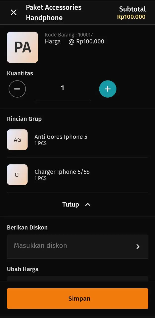 help.accurate Cara mengelola produk berdasarkan konfigurasi produk 13